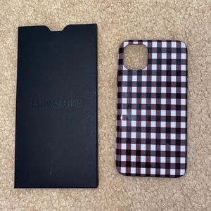 Black&White Checkered Lunaluke iPhone 11 Pro Max